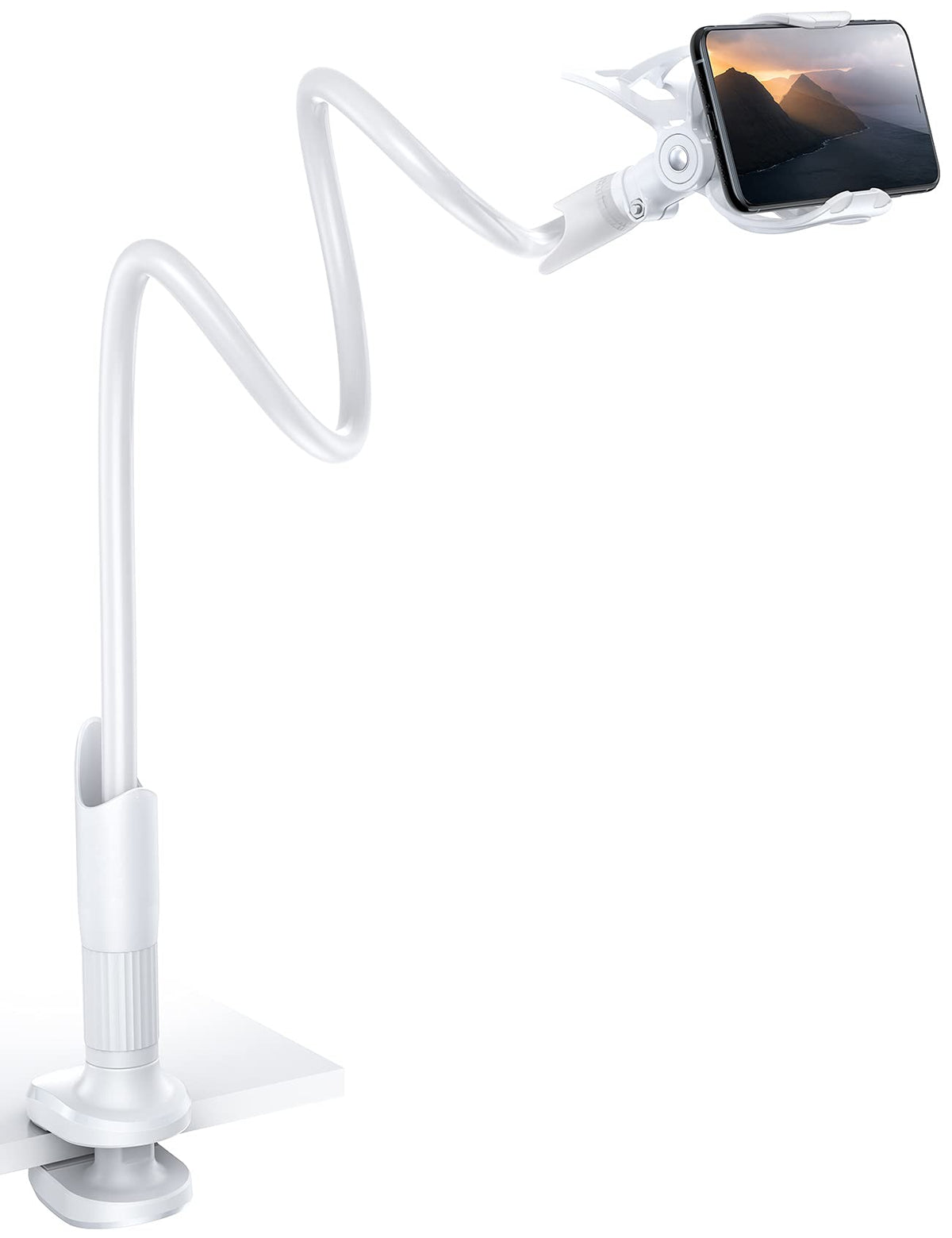 Lamicall Gooseneck Bed Phone Holder 33.4" Full Adjustable Flexible Arm