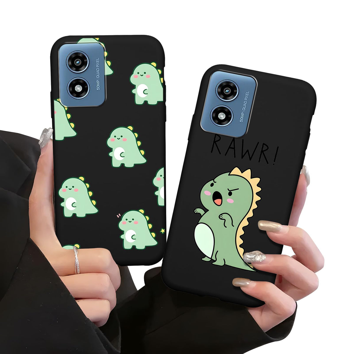 2 Pack Aesthetic Stylish Preppy Bow Phone Case for Gabb Phone 4 6.1",Cartoon Pretty Fashion Girly Passion Bow Pattern Cases for Girls Women,Soft Silicone TPU Protective Cover