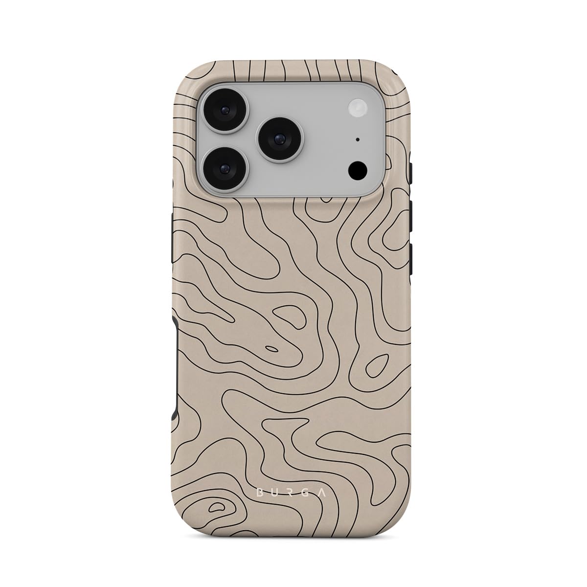 BURGA Unisex Phone Case for iPhone 17 Pro – Dual-Layer Hybrid Design with Shock-Absorbing Silicone & Durable Exterior, Scratch-Resistant Finish and Raised Bezel Edge for Screen Protection & Daily Use