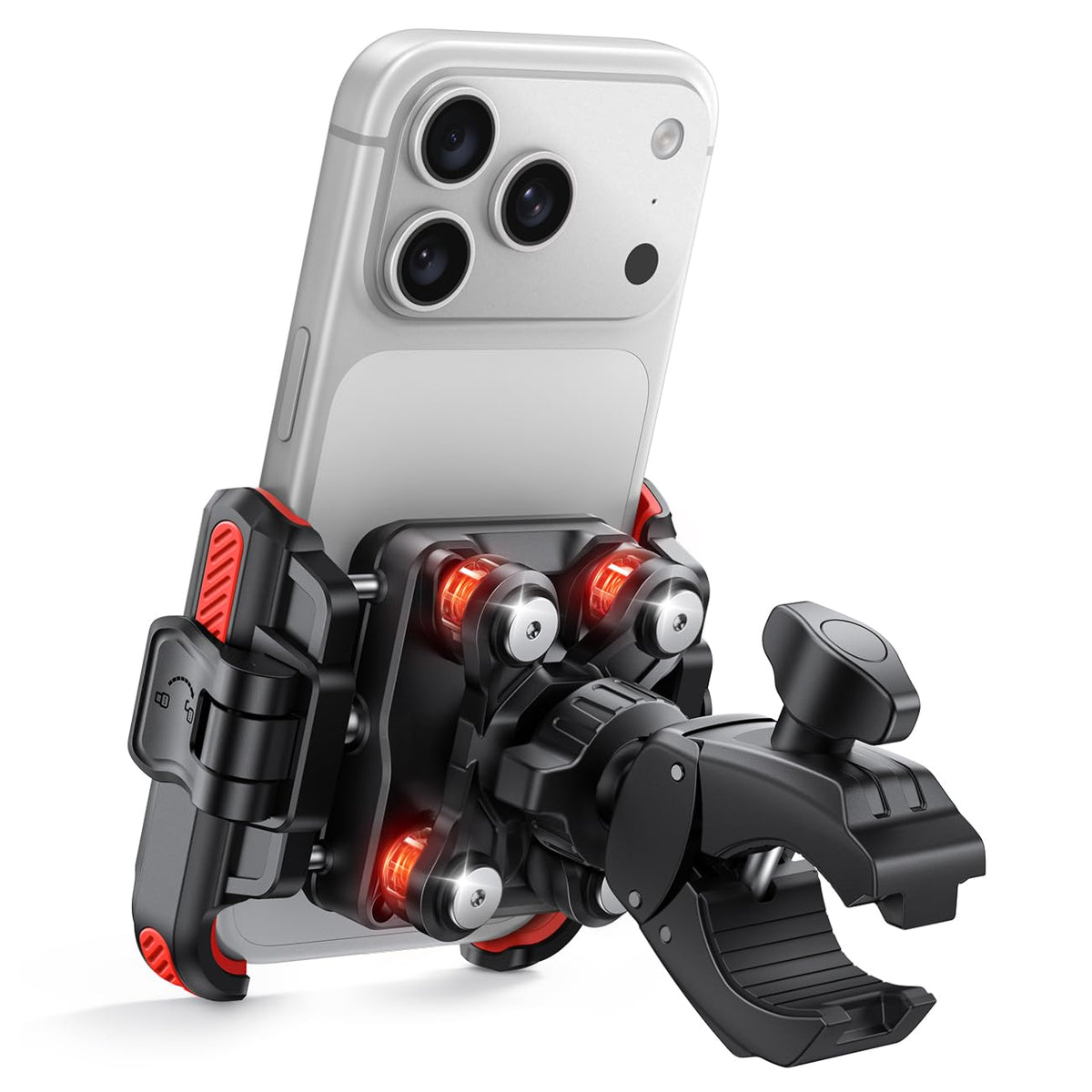 Lamicall Motorcycle Bike Phone Mount with Upgrade Vibration Dampener