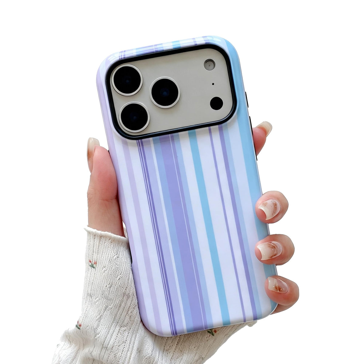 Colorful Striped Pattern Phone Case,for iPhone 15