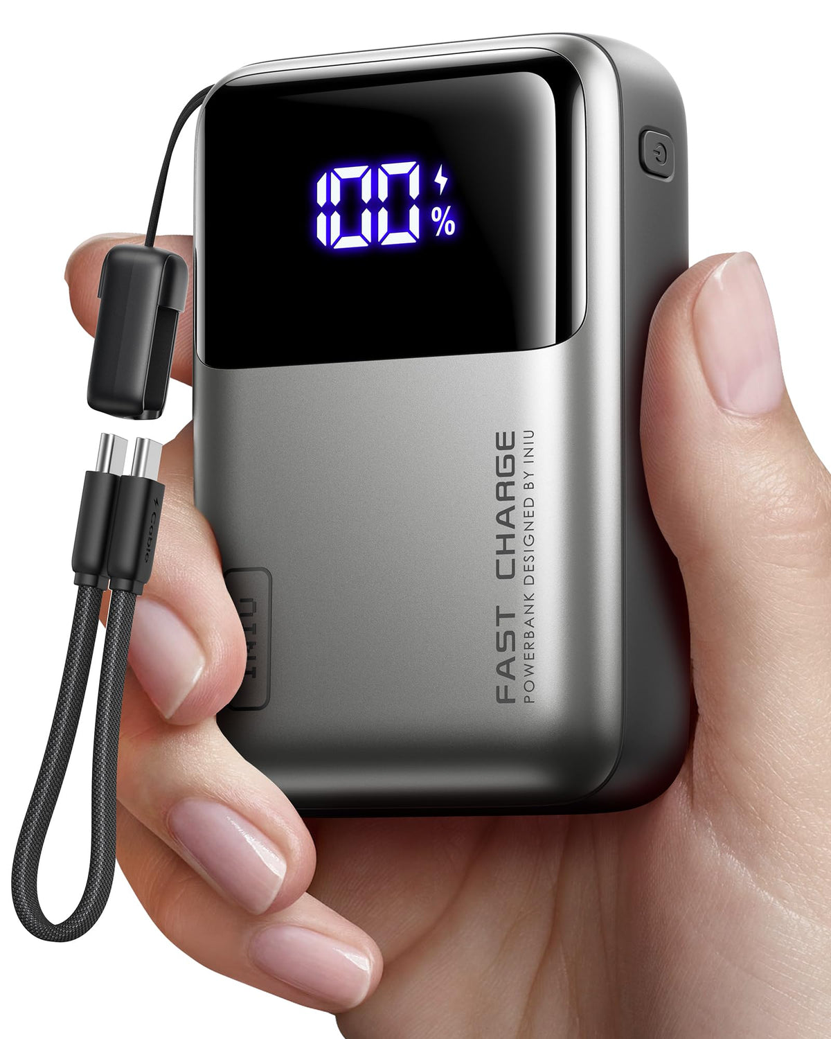 INIU Laptop Power Bank, Smallest 20000mAh 65W Fast Charging Battery Pack