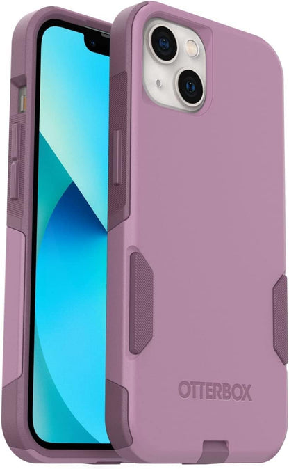 OtterBox iPhone 14 & iPhone 13 Commuter Series Case - INTO THE FUCSHIA (Pink), slim & tough, pocket-friendly, with port protection