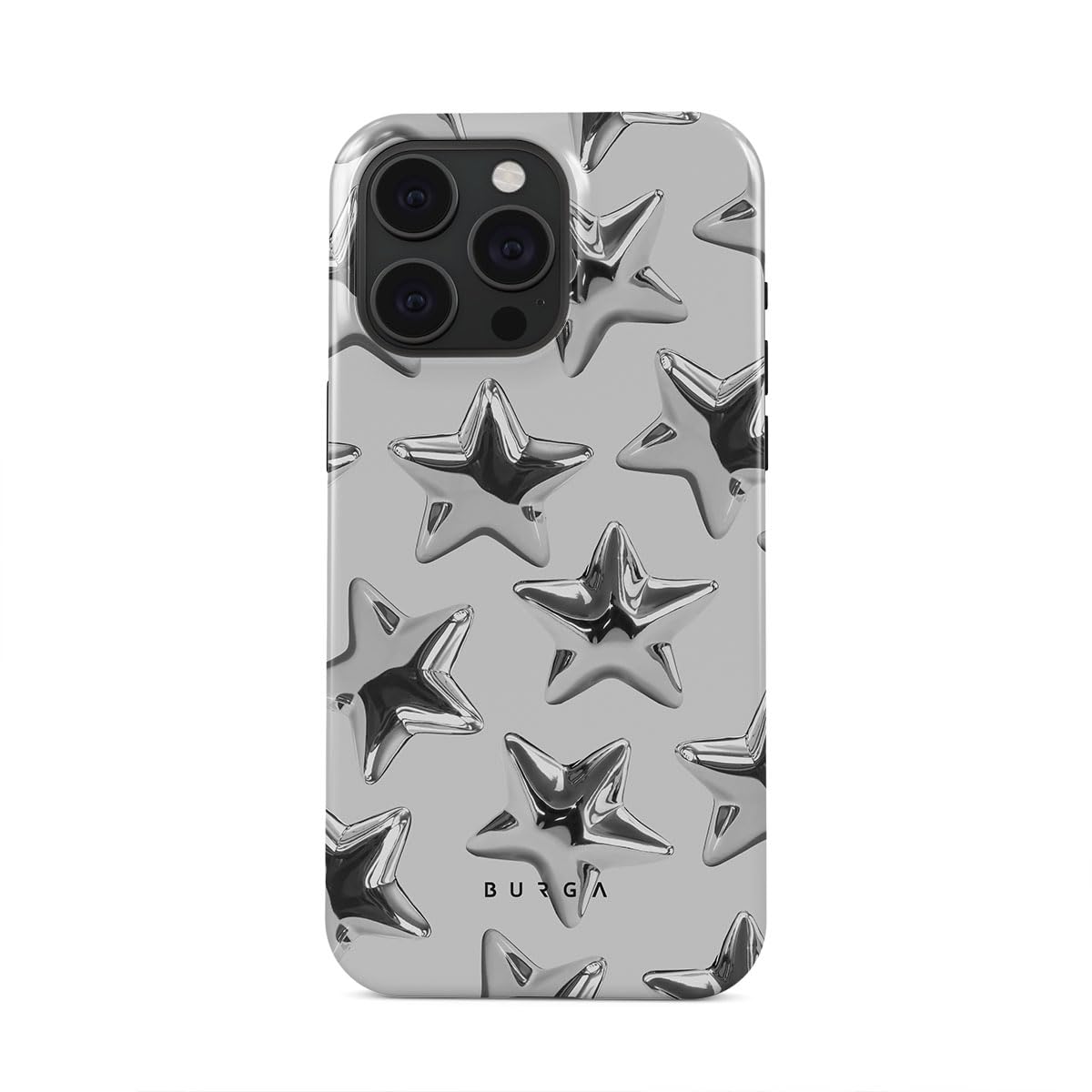 BURGA Unisex Phone Case for iPhone 17 Pro – Dual-Layer Hybrid Design with Shock-Absorbing Silicone & Durable Exterior, Scratch-Resistant Finish and Raised Bezel Edge for Screen Protection & Daily Use