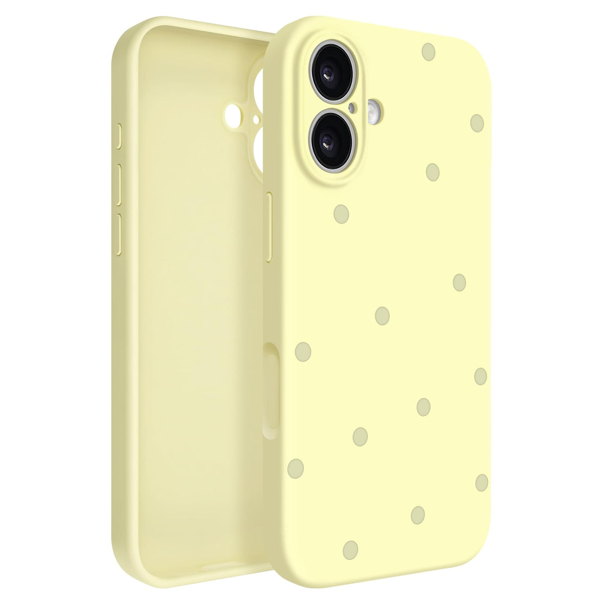 Newseego for iPhone 17 Pro Max Case with Camera Control Button, Solid Color Liquid Silicone Case for Women Girls Men Anti-Scratch Lining Shockproof Drop Protective Cover for iPhone 17 Pro Max-Yellow