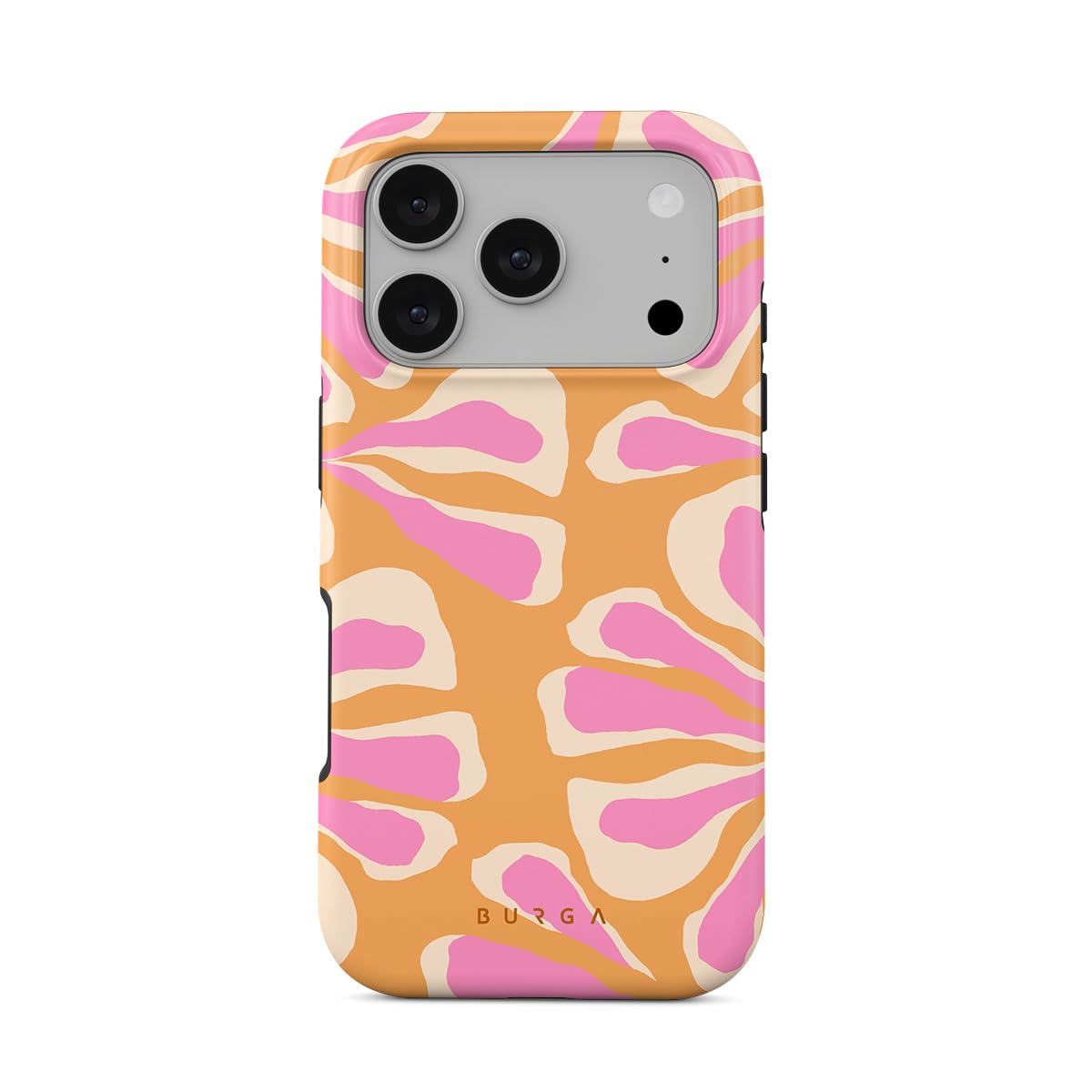BURGA Unisex Phone Case for iPhone 17 Pro – Dual-Layer Hybrid Design with Shock-Absorbing Silicone & Durable Exterior, Scratch-Resistant Finish and Raised Bezel Edge for Screen Protection & Daily Use