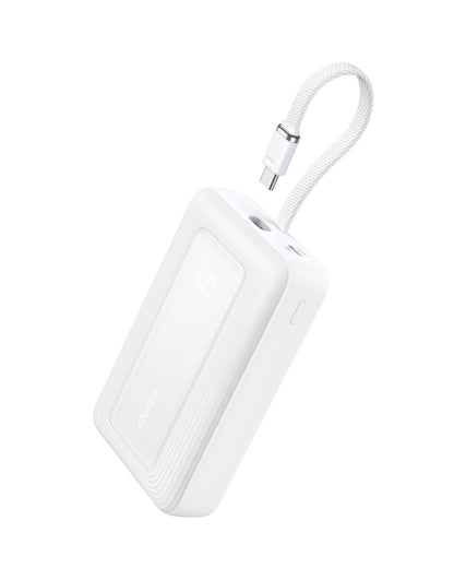Anker Zolo Power Bank, 20,000mAh 45W Portable Charger with Built-in USB-C