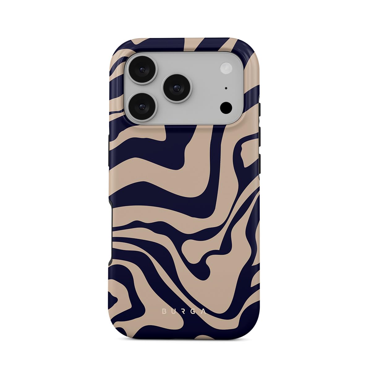 BURGA Unisex Phone Case for iPhone 17 Pro – Dual-Layer Hybrid Design with Shock-Absorbing Silicone & Durable Exterior, Scratch-Resistant Finish and Raised Bezel Edge for Screen Protection & Daily Use