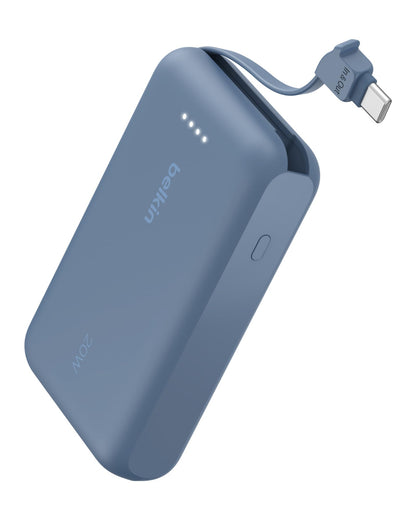 Belkin 20000mAh 30W USB C Power Bank, Portable Charger for iPhone & iPad