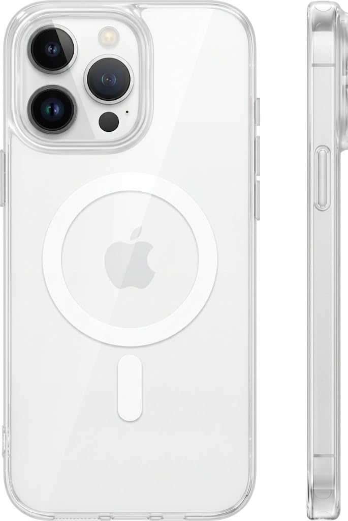 TORRAS Magnetic Shockproof for iPhone 17 Pro Case, Camera Control Silver