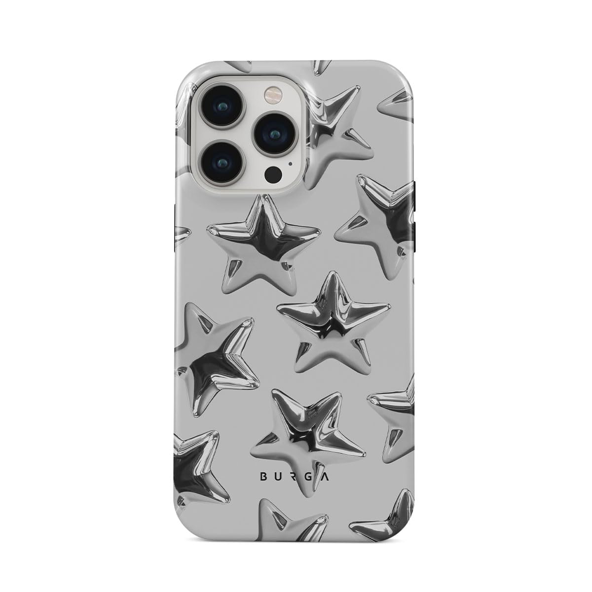 BURGA Unisex Phone Case for iPhone 17 Pro – Dual-Layer Hybrid Design with Shock-Absorbing Silicone & Durable Exterior, Scratch-Resistant Finish and Raised Bezel Edge for Screen Protection & Daily Use