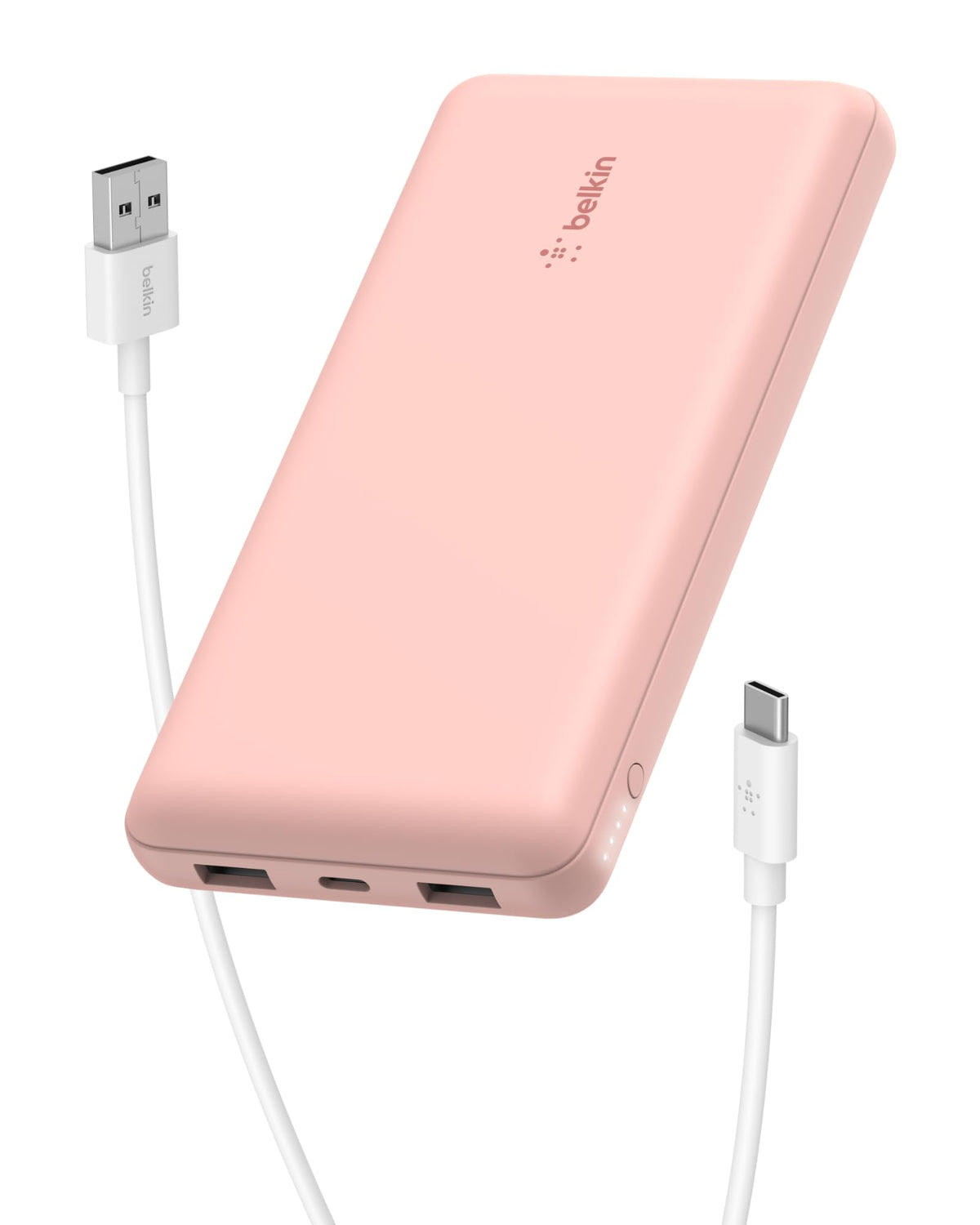 Belkin 20000mAh 15W 3 Port Power Bank, USB A to USB C Cable Included