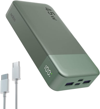 NOBIS Portable Charger 45W 20000mAh Power Bank Fast Charging