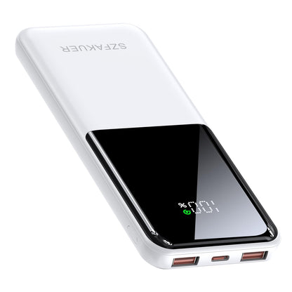 Portable Charger,Slim 10000mAh Power Bank,22.5W USB-C Fast Charging Battery Pack Compatible with iPhone 17/16/15/14/13/12 Pro Samsung Galaxy, iPad, AirPods, Android Tablets (Black)