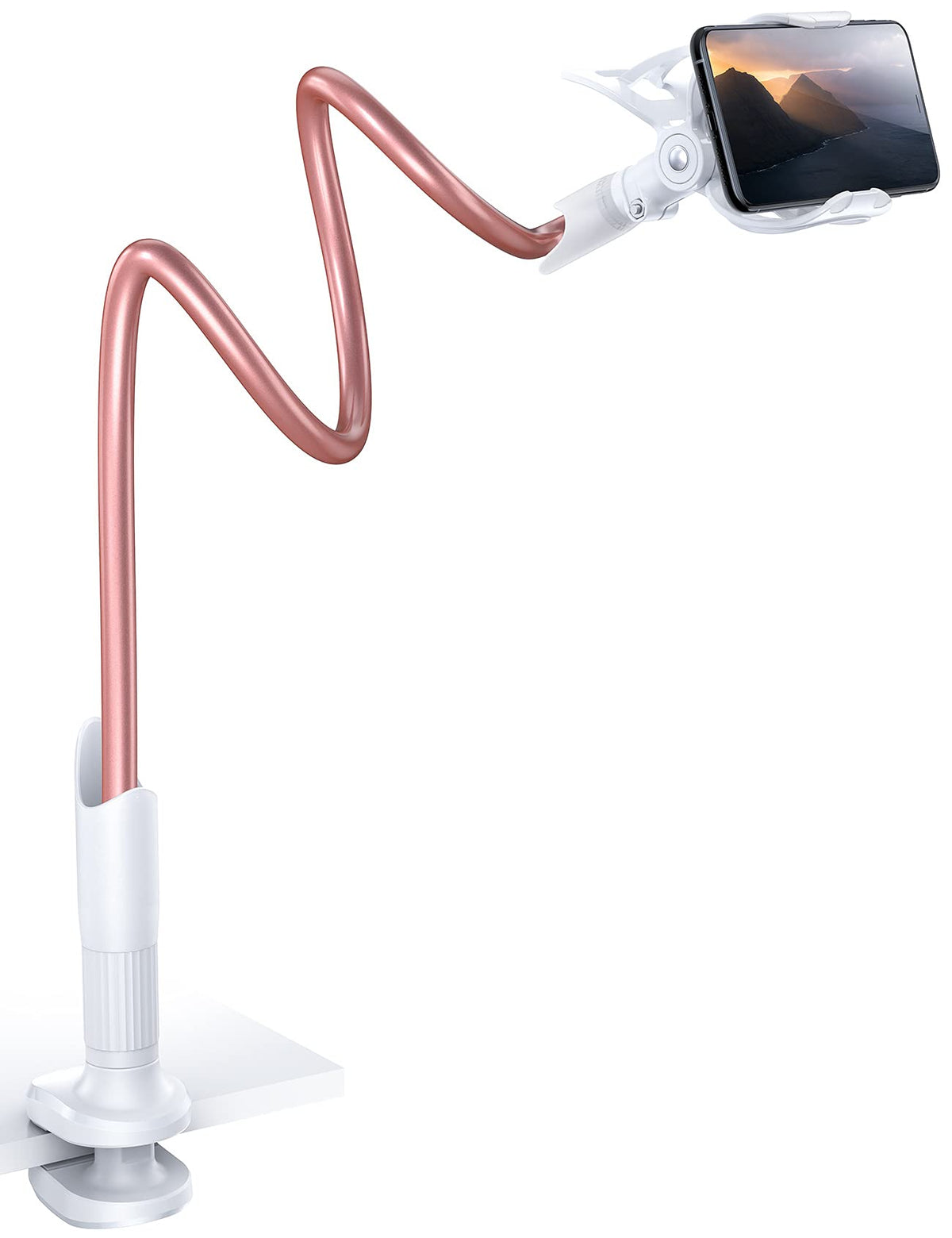 Lamicall Gooseneck Bed Phone Holder 33.4" Full Adjustable Flexible Arm