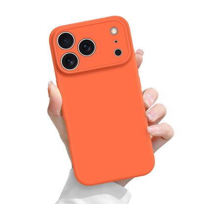Newseego for iPhone 17 Pro Max Case with Camera Control Button, Solid Color Liquid Silicone Case for Women Girls Men Anti-Scratch Lining Shockproof Drop Protective Cover for iPhone 17 Pro Max-Yellow