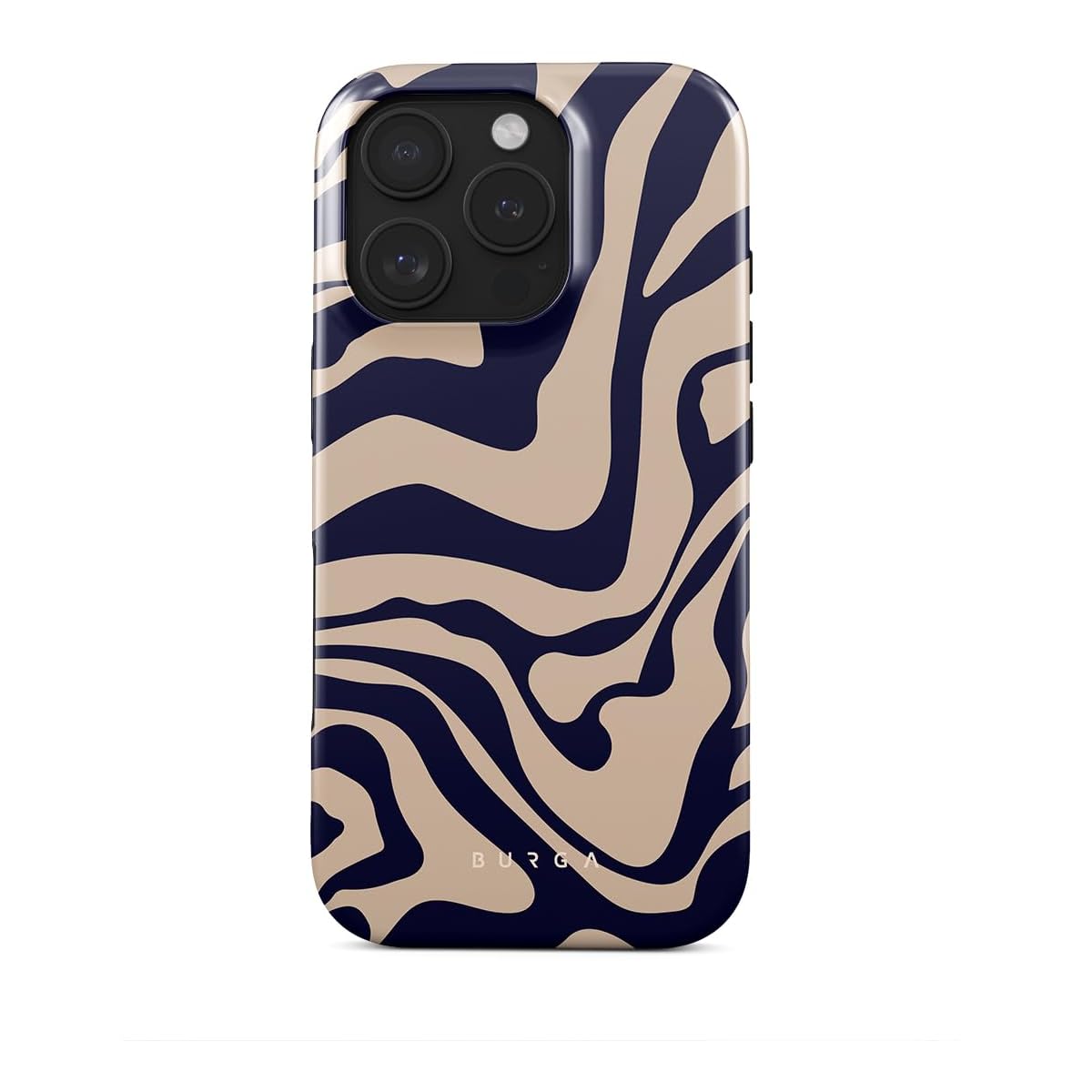 BURGA Unisex Phone Case for iPhone 17 Pro – Dual-Layer Hybrid Design with Shock-Absorbing Silicone & Durable Exterior, Scratch-Resistant Finish and Raised Bezel Edge for Screen Protection & Daily Use