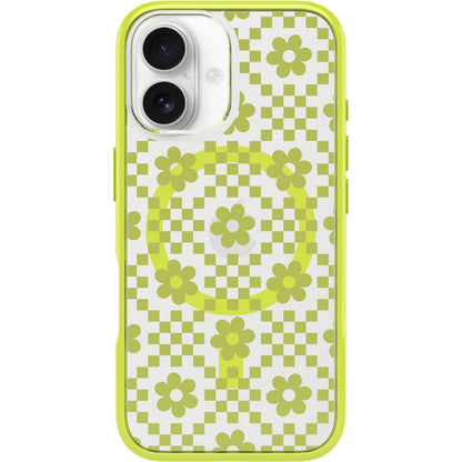 OtterBox iPhone 16 Pro Symmetry Series Clear Case - Floral Romance Blue