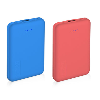 Miady 2-Pack Small Portable Charger 5000mAh Power Bank Travel Battery Pack
