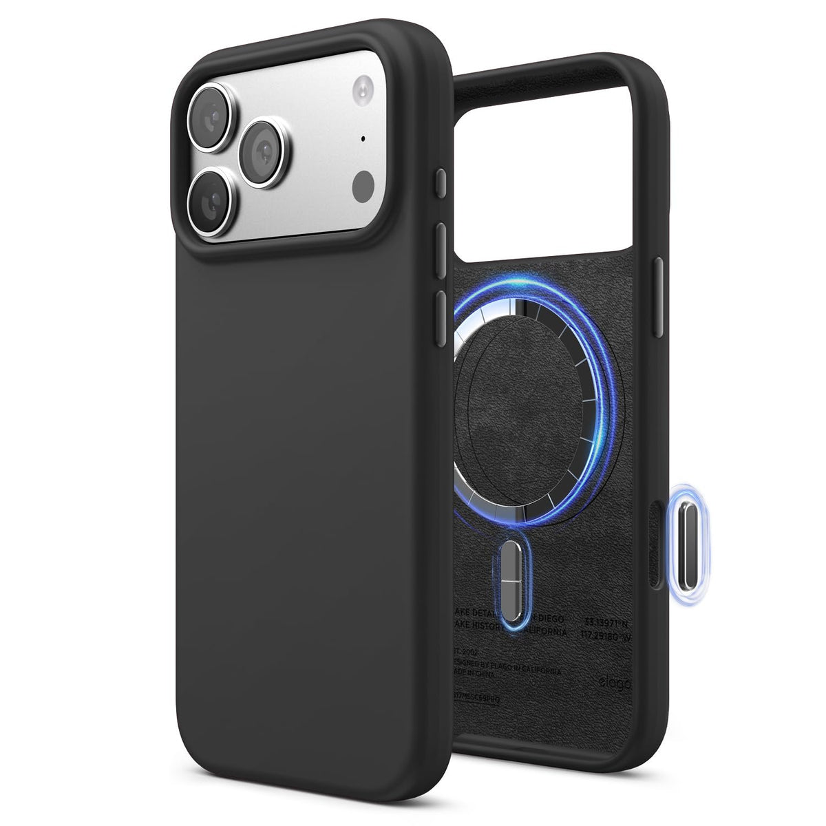 elago Premium Magnetic Silicone Case for iPhone 18 Pro & iPhone 17 Pro