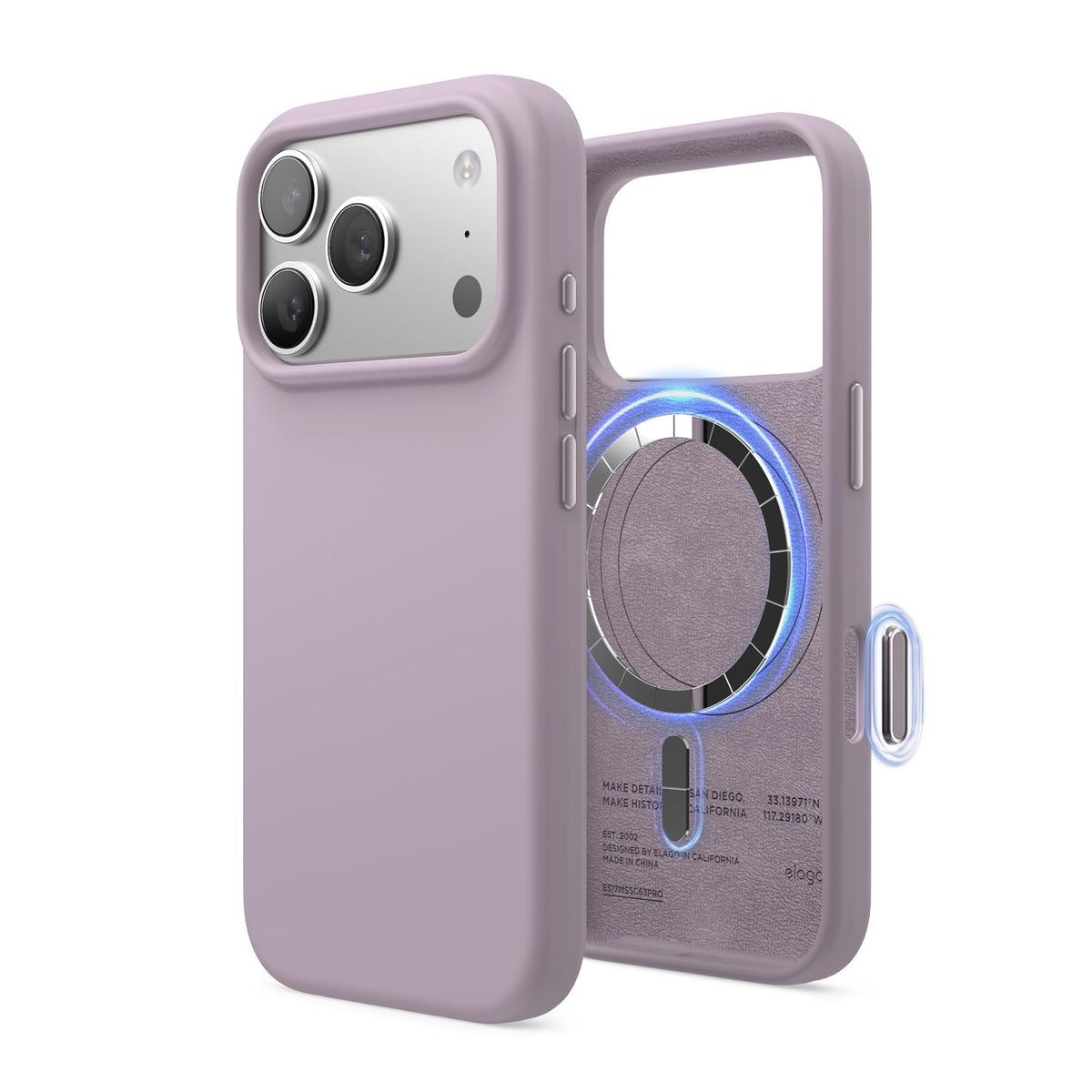 elago Premium Magnetic Silicone Case for iPhone 18 Pro & iPhone 17 Pro
