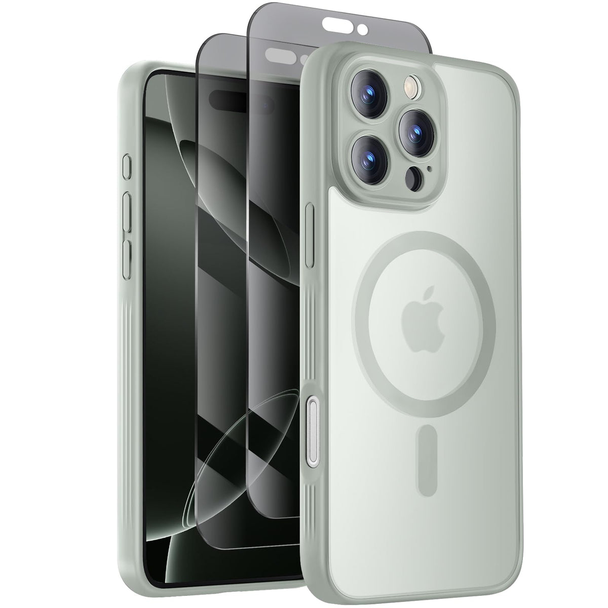 Symcele Designed for iPhone 16 Pro Max Case, Black