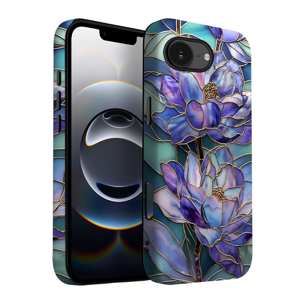 for iPhone 17 Pro Max/iPhone 18 Pro Max Case | Beige Navy Blue Stars | Slim Drop Protection Design