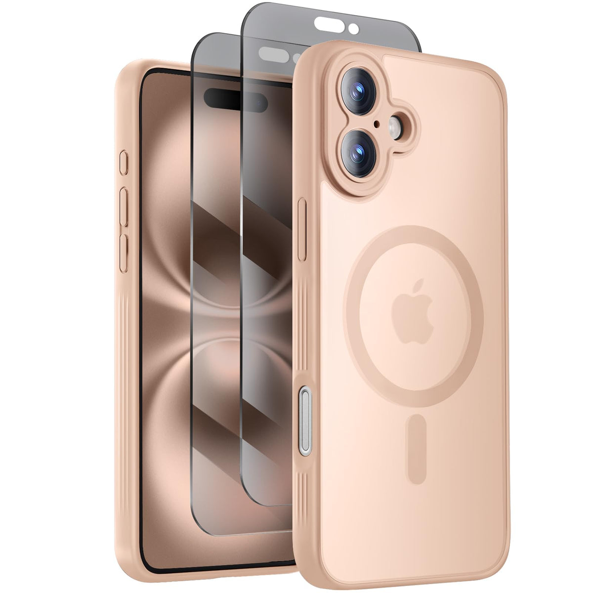 Symcele Designed for iPhone 16 Pro Max Case, Black