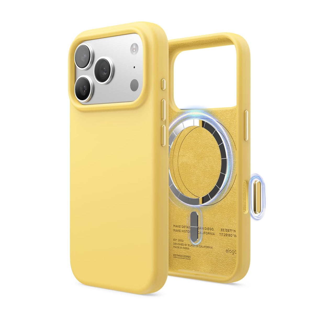 elago Premium Magnetic Silicone Case for iPhone 18 Pro & iPhone 17 Pro