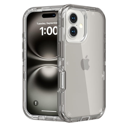 Follaroma for iPhone 16 Plus Case, Shockproof, Crystal Clear