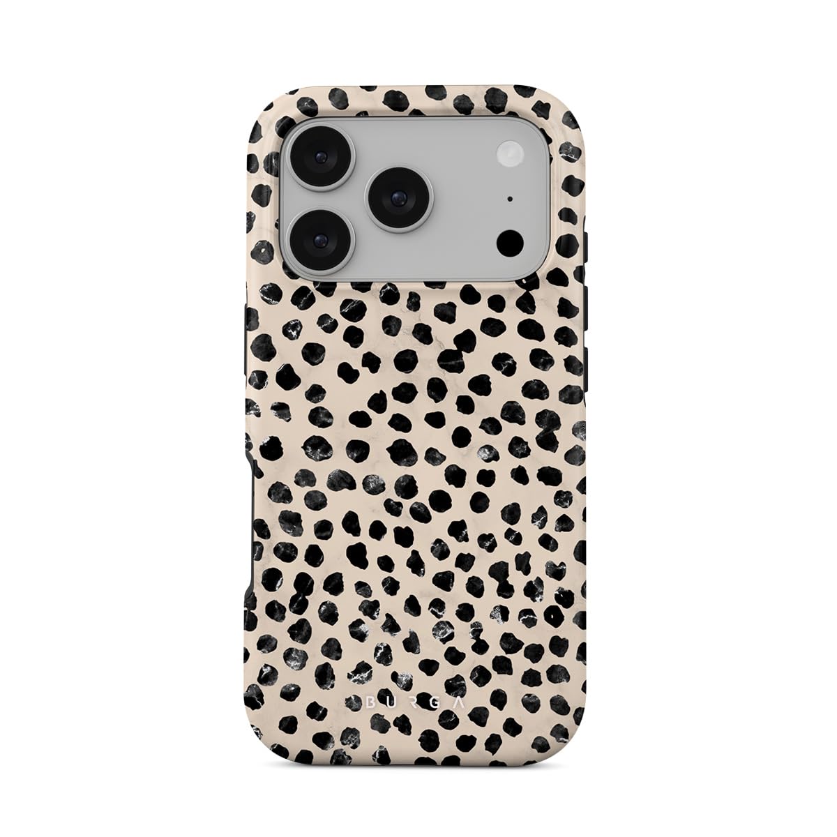 BURGA Unisex Phone Case for iPhone 17 Pro – Dual-Layer Hybrid Design with Shock-Absorbing Silicone & Durable Exterior, Scratch-Resistant Finish and Raised Bezel Edge for Screen Protection & Daily Use