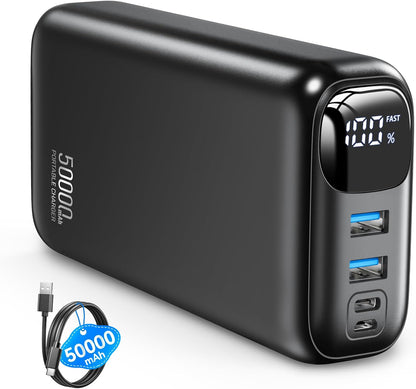 OHOVIV Portable Charger Power Bank 50000mAh,PD 22.5W Battery Pack