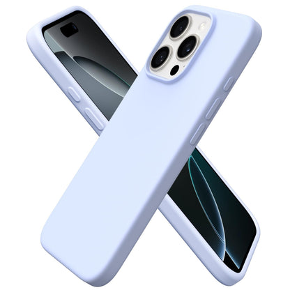 ORNARTO for iPhone 16 Pro Case, Liquid Silicone, Cherry Blossom