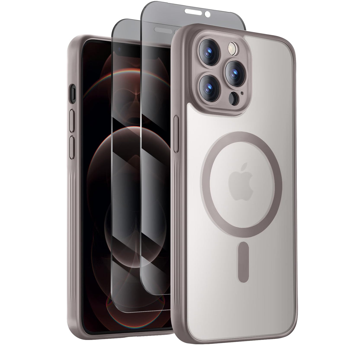 Symcele Designed for iPhone 16 Pro Max Case, Black