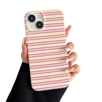 for iPhone 18 Pro Max Case / 17 Pro Max Case Striped, Blue Yellow