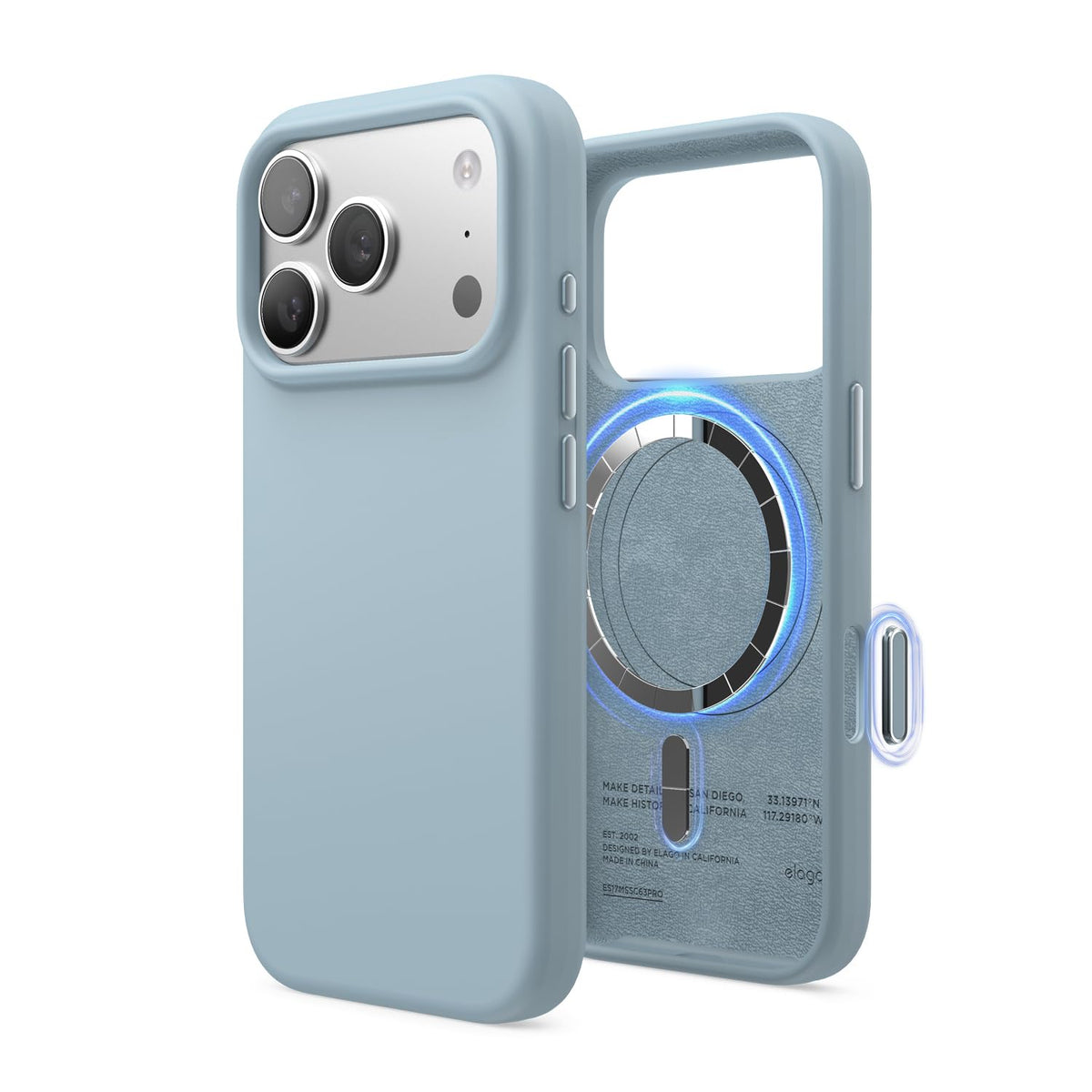 elago Premium Magnetic Silicone Case for iPhone 18 Pro & iPhone 17 Pro