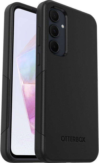 OtterBox Samsung Galaxy A35 Commuter Series Lite Case - Black, Slim & Tough, Pocket-Friendly, with Open Access to Ports and Speakers (no Port Covers),