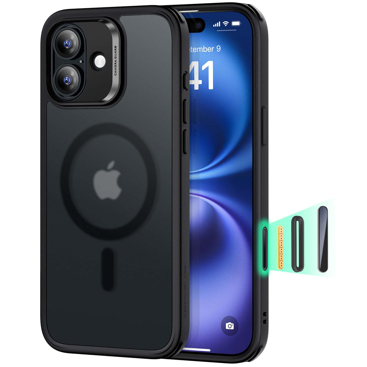 ESR Classic Hybrid for iPhone 16 Case, Clear
