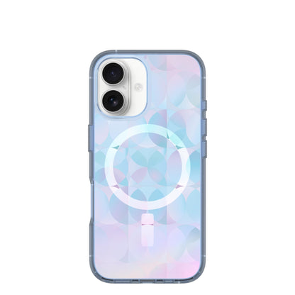 OtterBox iPhone 16 Pro Symmetry Series Clear Case - Floral Romance Blue