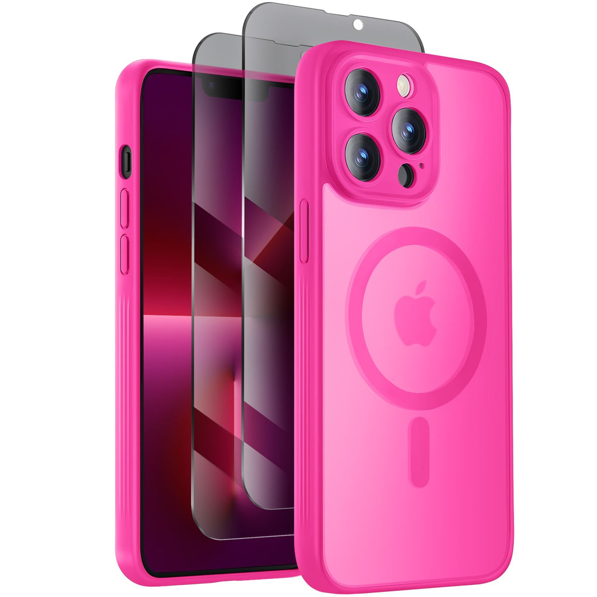 Symcele Designed for iPhone 16 Pro Max Case, Black