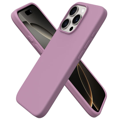 ORNARTO for iPhone 16 Pro Case, Liquid Silicone, Cherry Blossom