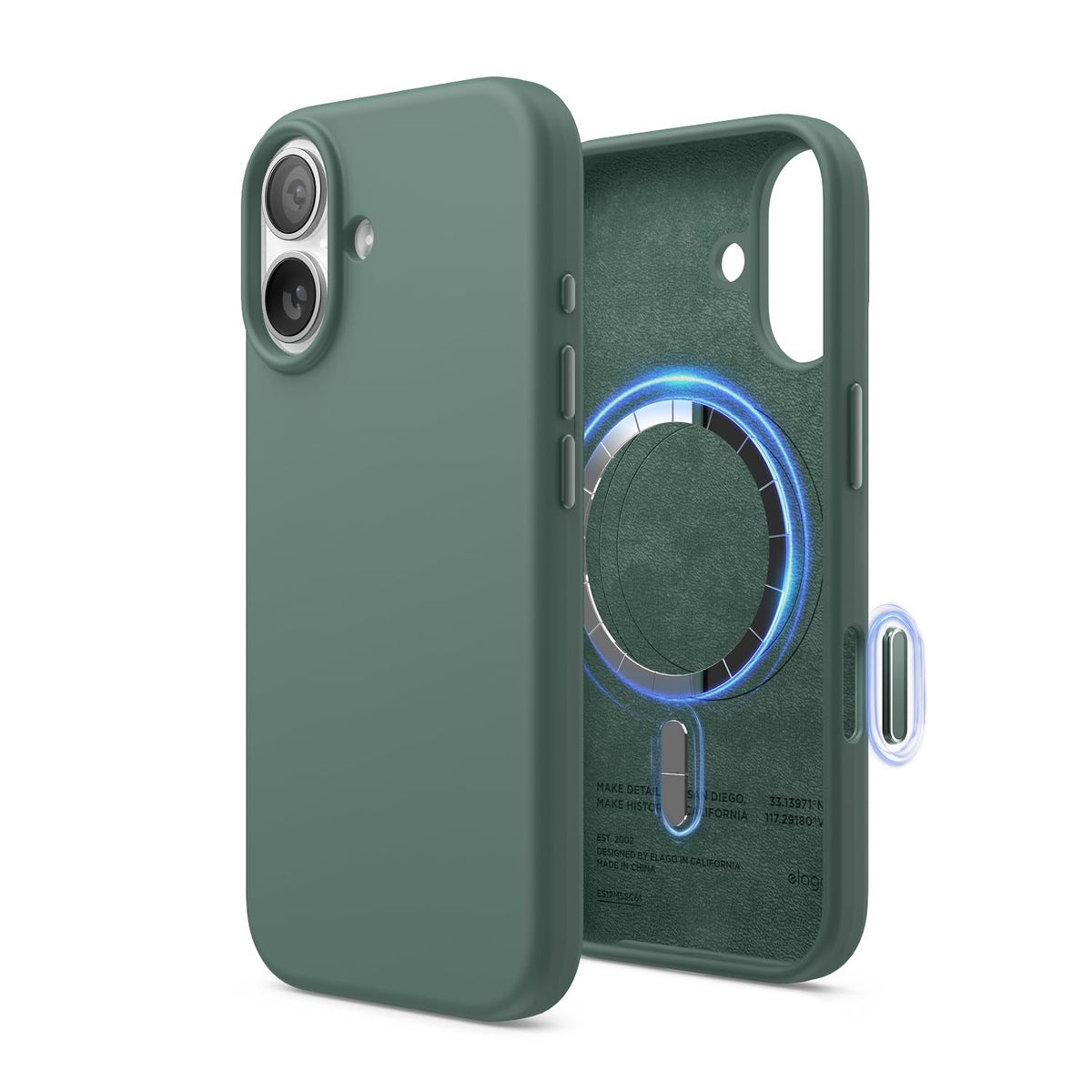 elago Premium Magnetic Silicone Case for iPhone 18 Pro & iPhone 17 Pro