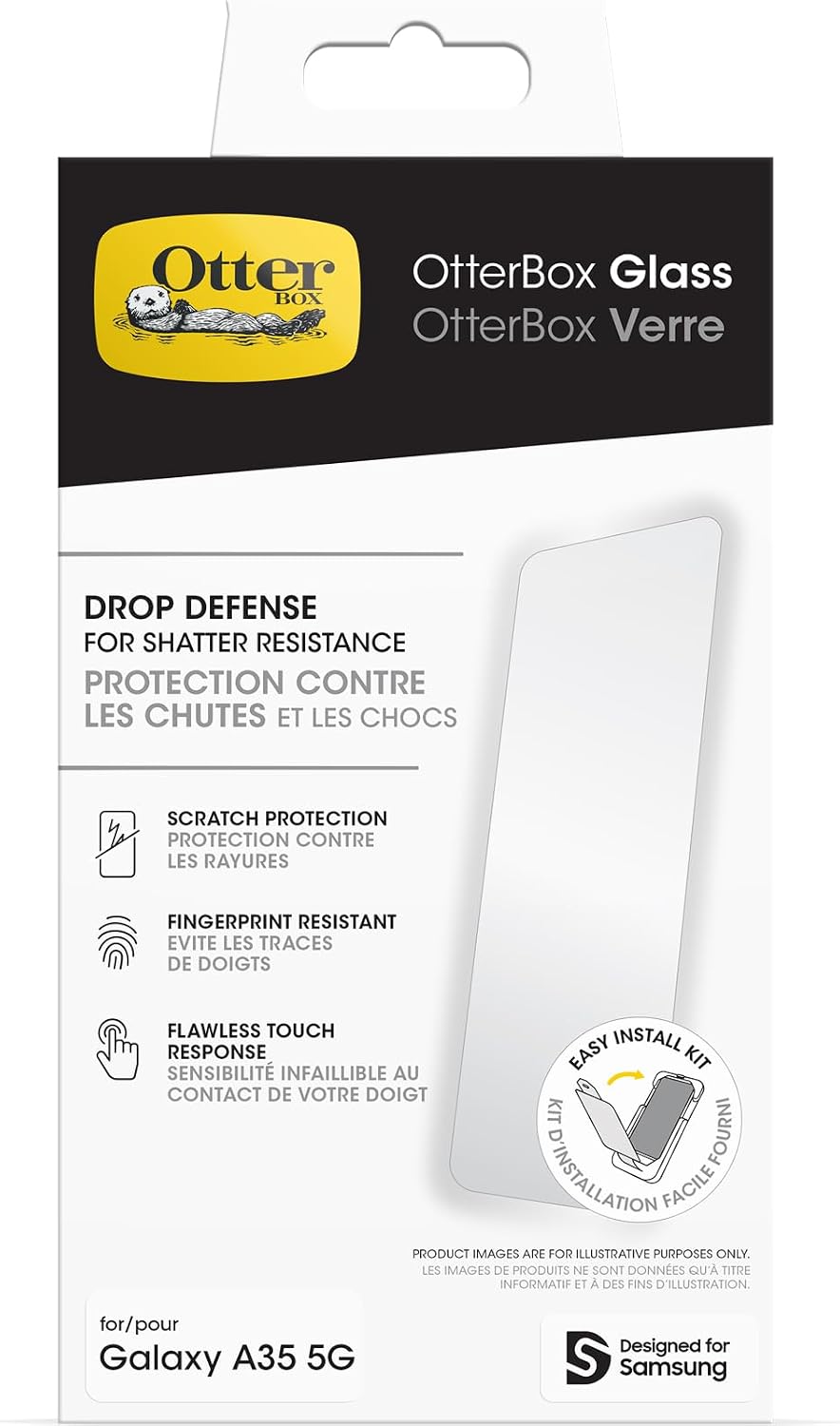 OtterBox Samsung Galaxy A35 Commuter Series Lite Case - Black, Slim & Tough, Pocket-Friendly, with Open Access to Ports and Speakers (no Port Covers),
