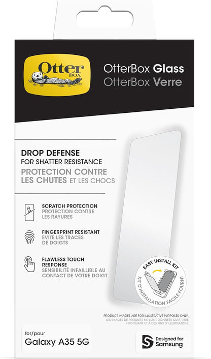 OtterBox Samsung Galaxy A35 Commuter Series Lite Case - Black, Slim & Tough, Pocket-Friendly, with Open Access to Ports and Speakers (no Port Covers),