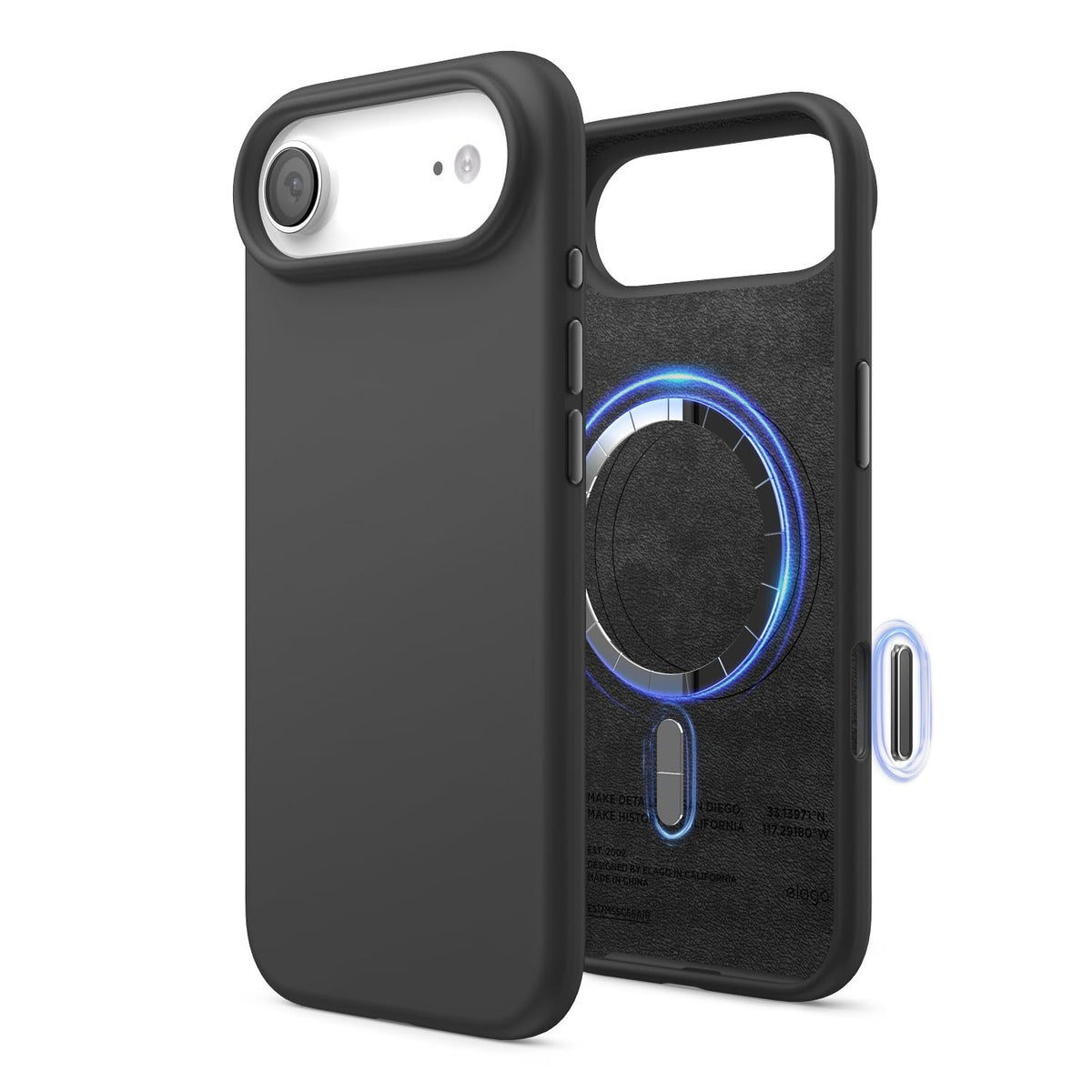elago Premium Magnetic Silicone Case for iPhone 18 Pro & iPhone 17 Pro
