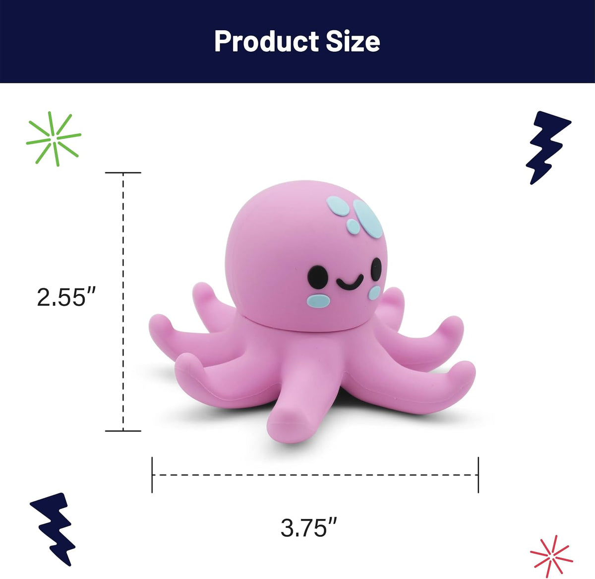 Funny Phone Stands – Hilarious and Unique Smartphone Holders for Desk or Nightstand for Friends, Coworkers & Tech Lovers-Octopus