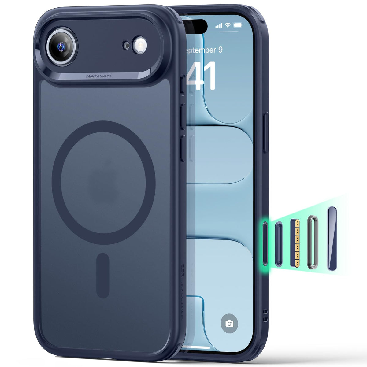 ESR Classic Hybrid for iPhone 16 Case, Clear