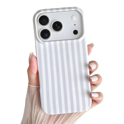 Yeddabox for iPhone 16 Pro Case Cute Striped Phone Case Soft TPU Slim Shockproof Phone Cover for Women Girls, Pink and Yellow