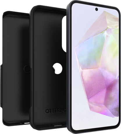 OtterBox Samsung Galaxy A35 Commuter Series Lite Case - Black, Slim & Tough, Pocket-Friendly, with Open Access to Ports and Speakers (no Port Covers),