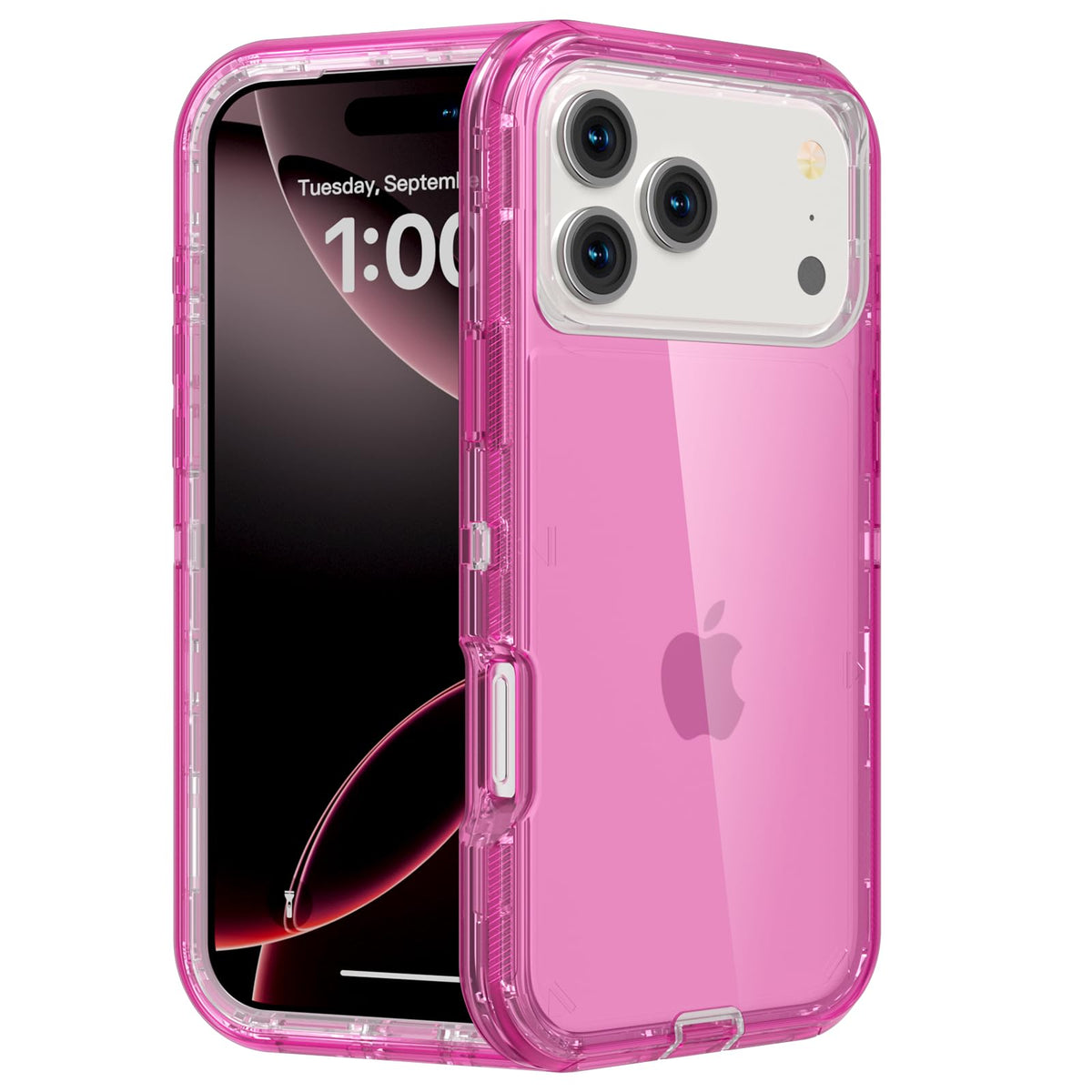 Follaroma for iPhone 16 Plus Case, Shockproof, Crystal Clear